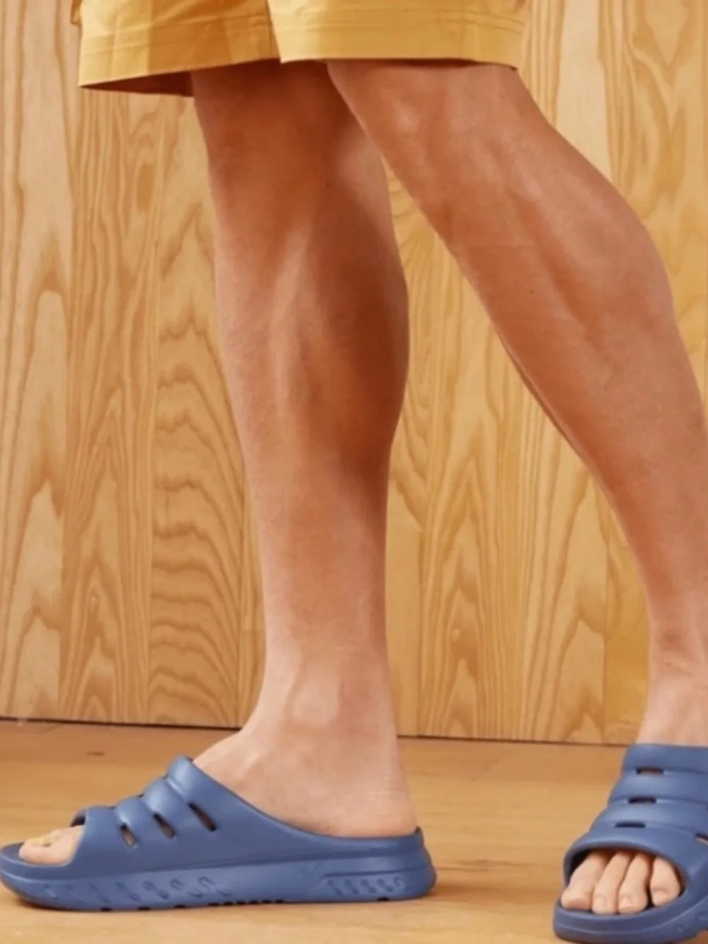 FitVille Recovery Slide Sandals ArchMax Cushioned Orthotic Sandals Lt Blue 15